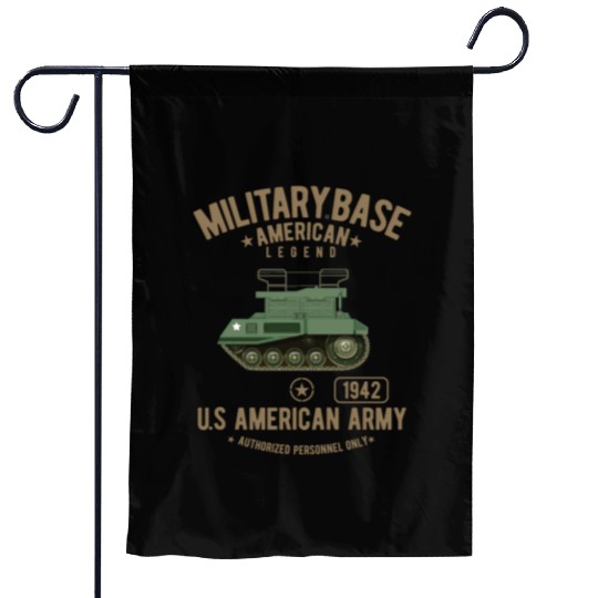 American US Army Vehicle Garden Flags