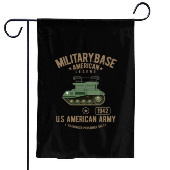 American US Army Vehicle Garden Flags