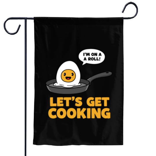 Lets Get Cooking Garden Flags