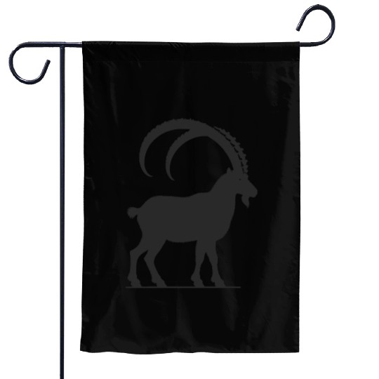 Majestic Capricorn - Silhouette Style Garden Flags