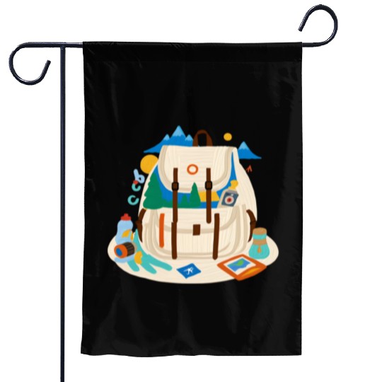 Adventure Awaits - Explore the World Garden Flags