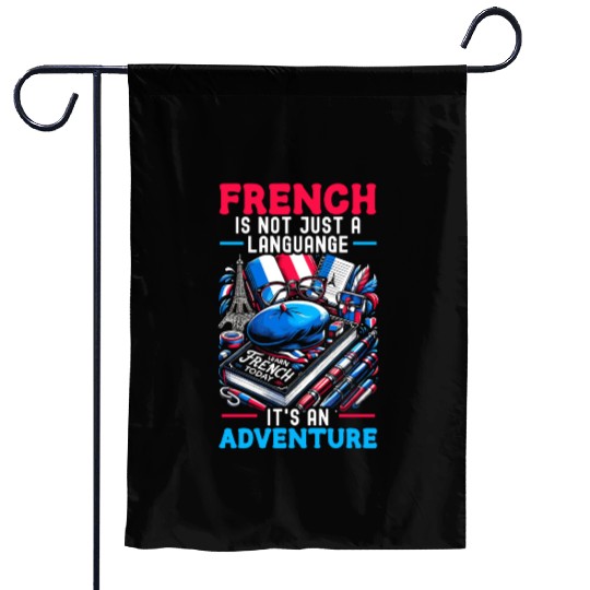 French Language Teacher Education France Teaching Garden Flags