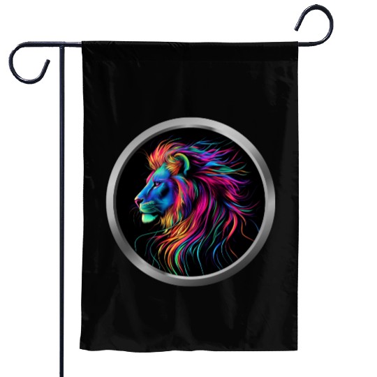 Lion Art Garden Flags