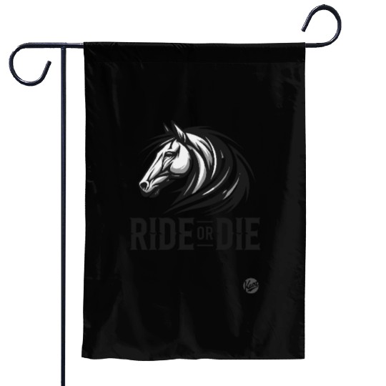 Ride or Die – Equestrian Spirit Garden Flags