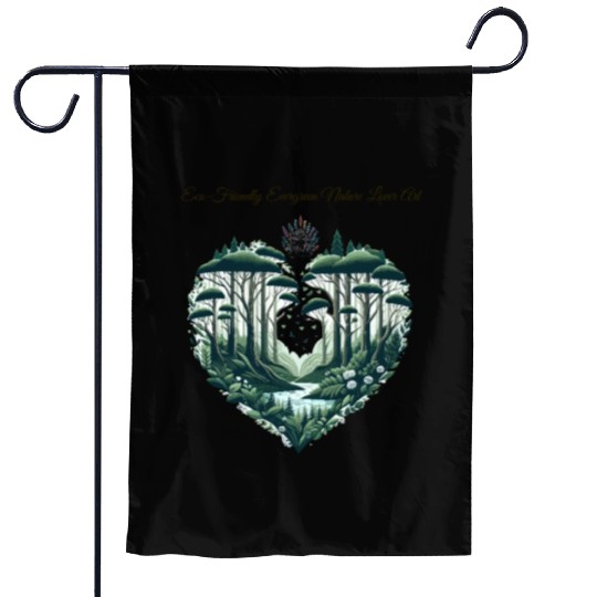 Evergreen Nature Lover Art Garden Flags