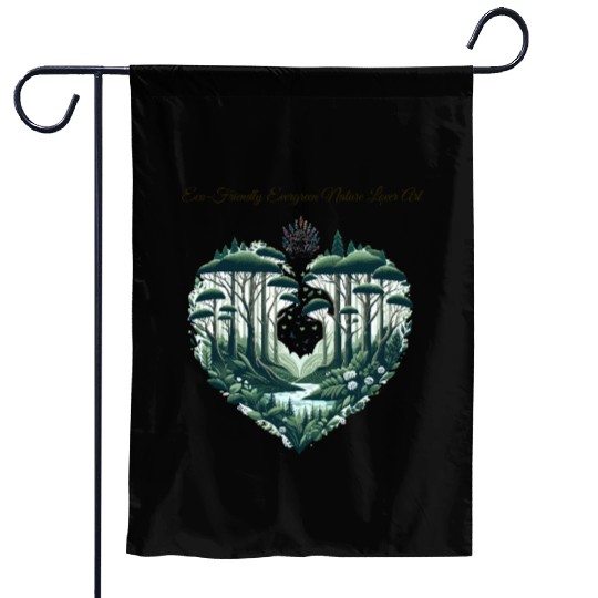Evergreen Nature Lover Art Garden Flags