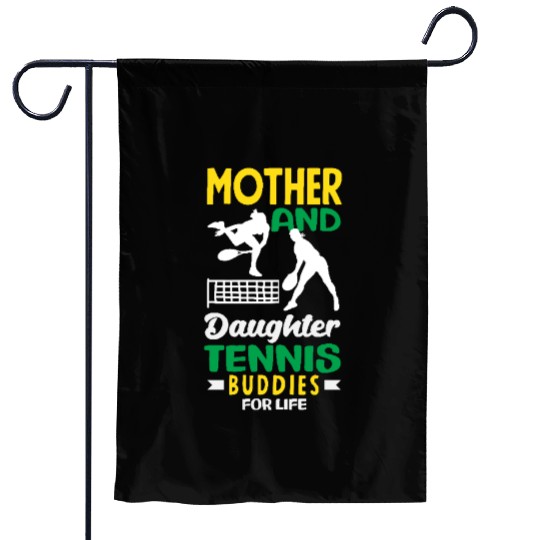 Mother And Daughter Tennis Buddies Garden Flags