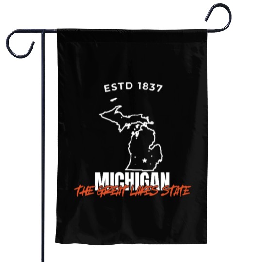Michigan The Great Lakes State USA Garden Flags America