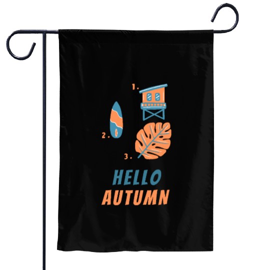 Hello Autumn Travel Garden Flags