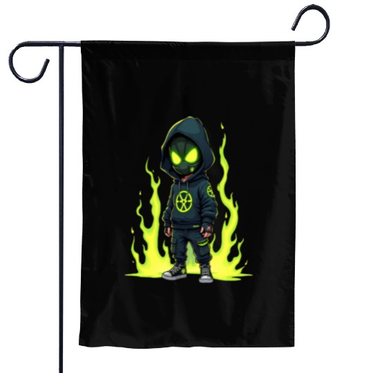 Toxic Menace - Radioactive Streetwear Warrior Garden Flags