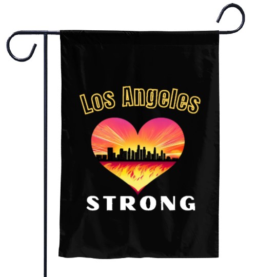 Los Angeles Strong Garden Flags