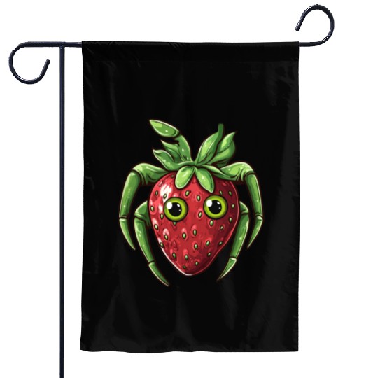 Strawberry Spider Strawberry Spider Garden Flags