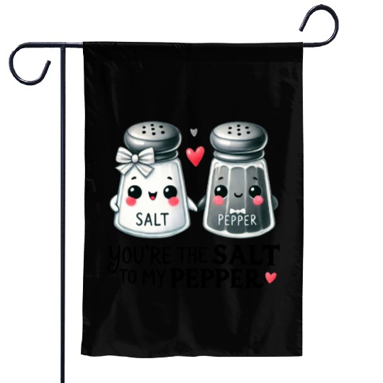 Salt to my Pepper Garden Flags