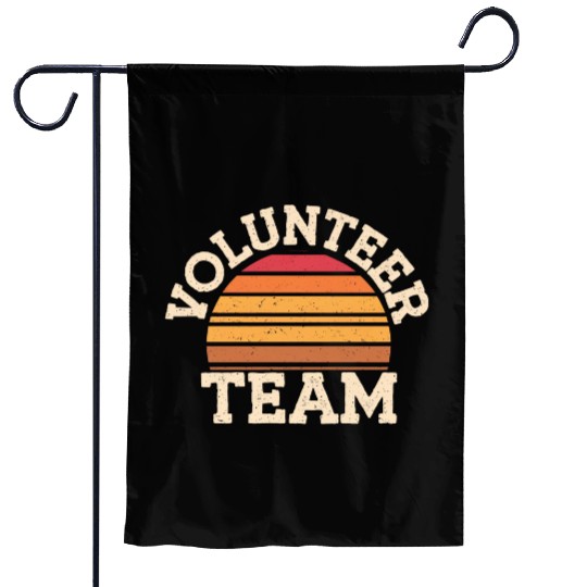 Volunteer Team 18 Garden Flags