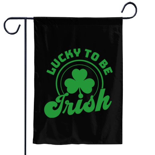 Lucky | Lucky to be Irish | Lucky Shamrock Garden Flags