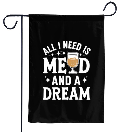 Mead Aficionados Honey Wine Enthusiasts Craft Mead Garden Flags