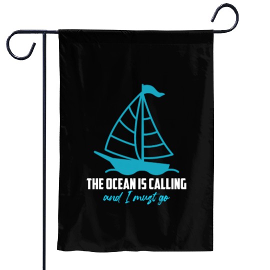 Florida Keys THE OCEAN IS CALLING I MUST GO Garden Flags