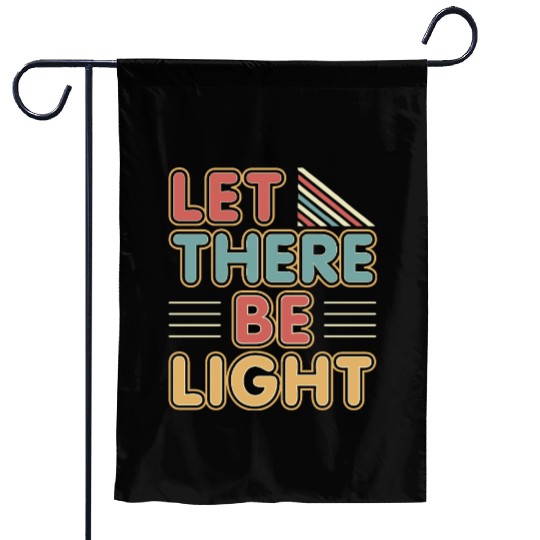 Let There Be Light religious novelty peace trendy Garden Flags