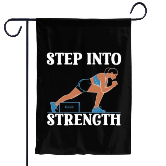 Bulgarian Squat Exercise Fitness Workout Gym Garden Flags