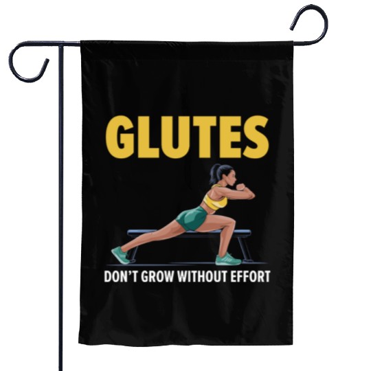 Bulgarian Squat Exercise Fitness Workout Gym Garden Flags