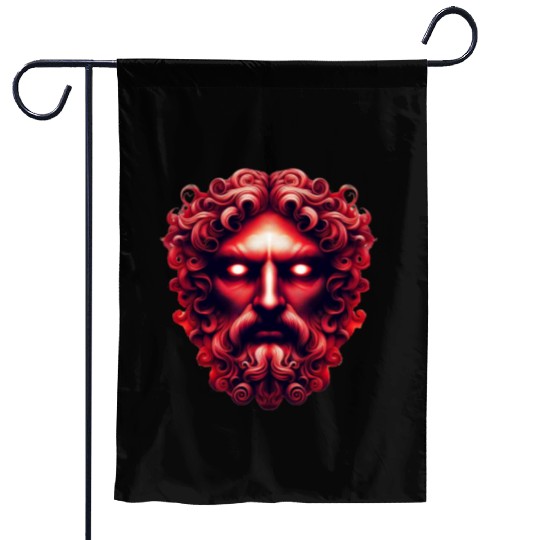 Face of Hades MythosView Garden Flags