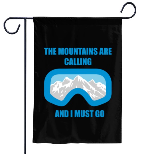 The Mountains are calling Garden Flags