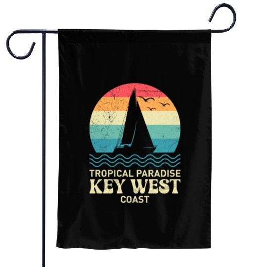 Florida TROPICAL PARADISE KEY-WEST COAST Garden Flags