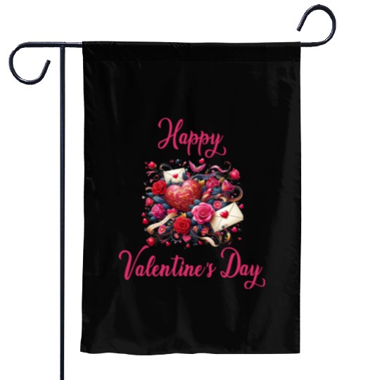 Happy Valentine's day Garden Flags