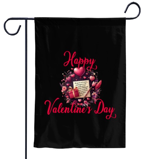 Happy Valentine's day Garden Flags