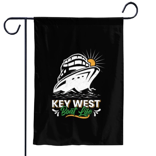 KEY-WEST BOAT LIFE Sailing Florida Keys West Keys Garden Flags