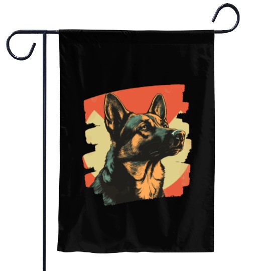 German Shepherd Garden Flags