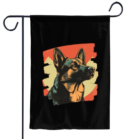 German Shepherd Garden Flags