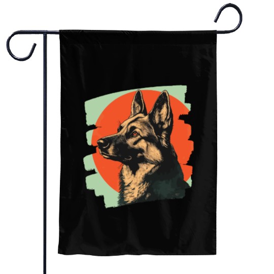 German Shepherd Garden Flags