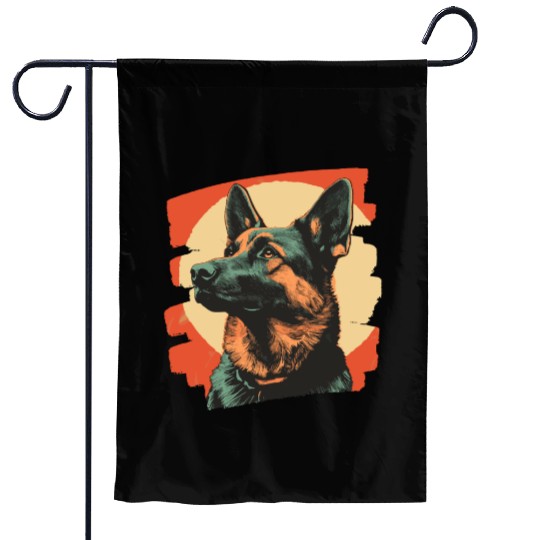 German Shepherd Garden Flags