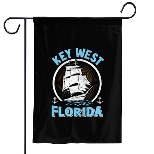 KEY-WEST FLORDIA Sailing West Keys Sailing Outfit Garden Flags