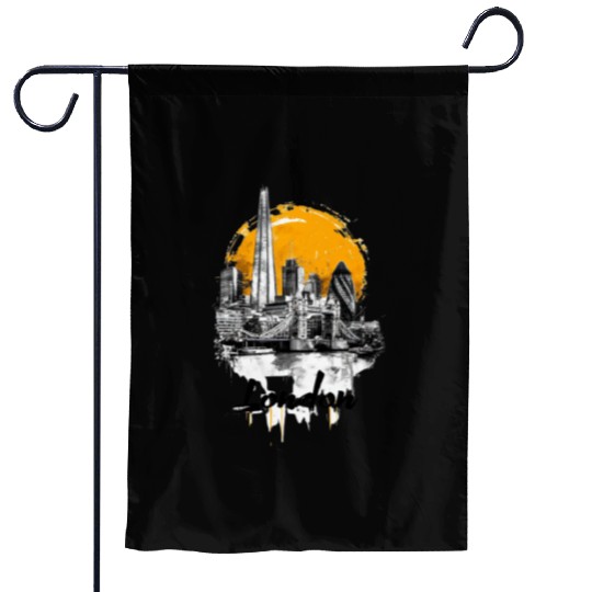 London Streets Garden Flags