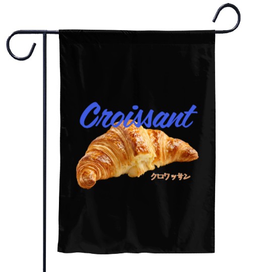 Croissant Lover Garden Flags
