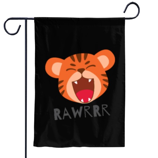 baby tiger Garden Flags