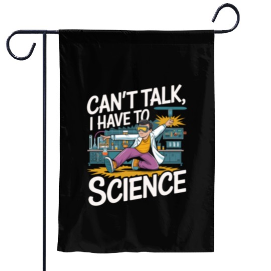 Science Laboratory Laborant Inspiration Garden Flags