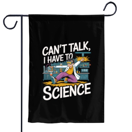 Science Laboratory Laborant Inspiration Garden Flags