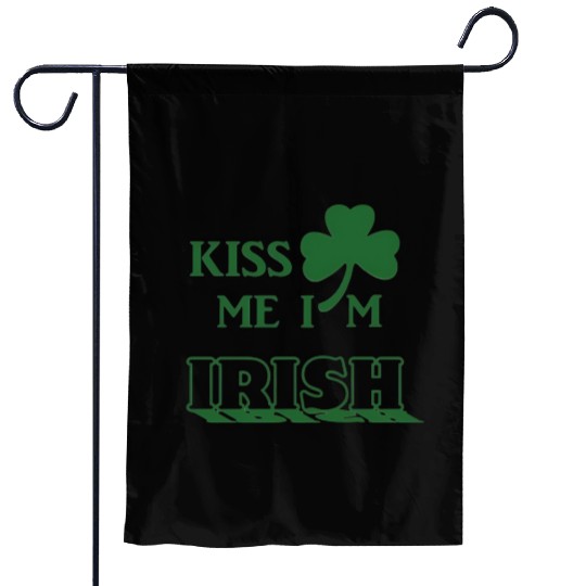 Kiss Me Im Irish 2025 Garden Flags