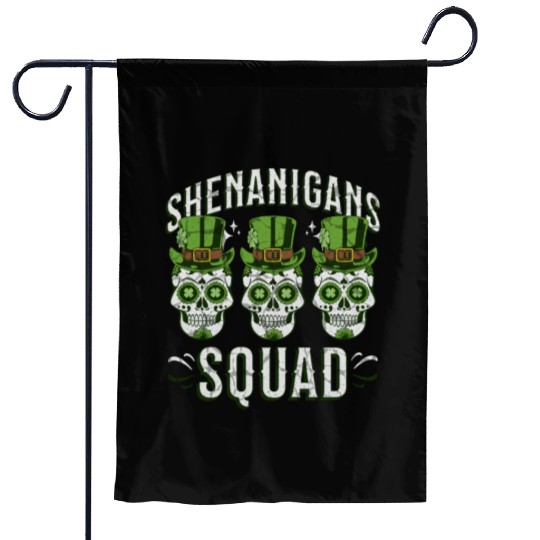 Shenanigans Squad – St. Patrick’s Day Garden Flags
