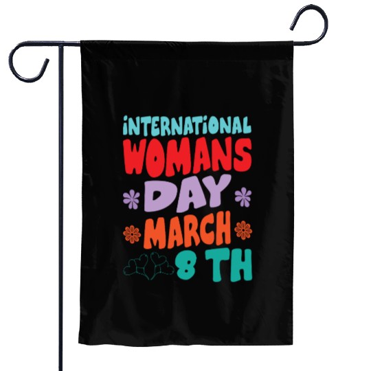 National Women's History Month 2025 Embrace Equity Garden Flags