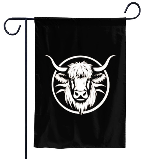 Highland cow Garden Flags