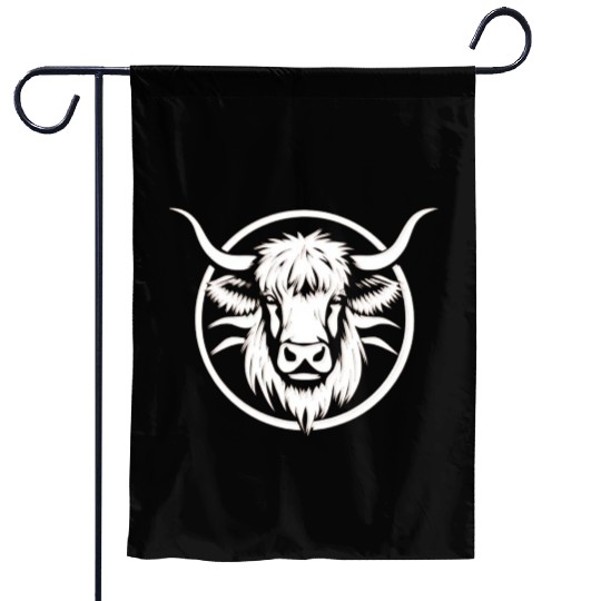 Highland cow Garden Flags
