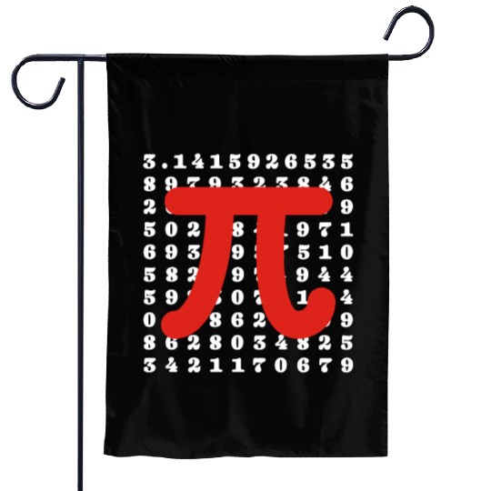Pi Number with 100 Digits Pi Day Garden Flags