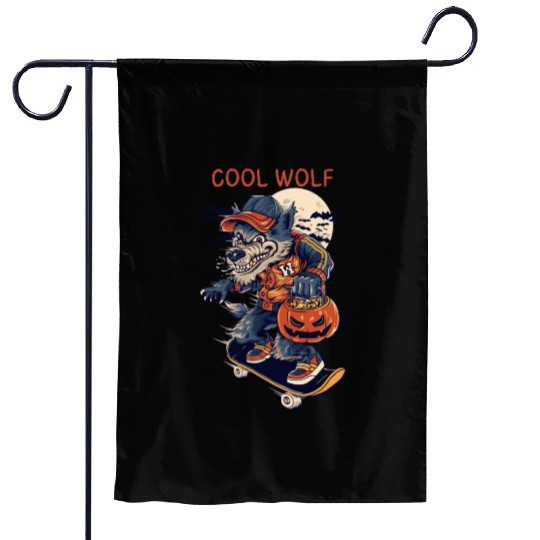 Wild Wolf Spirit Garden Flags