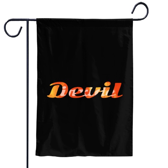 DEVIL INXIDE Garden Flags