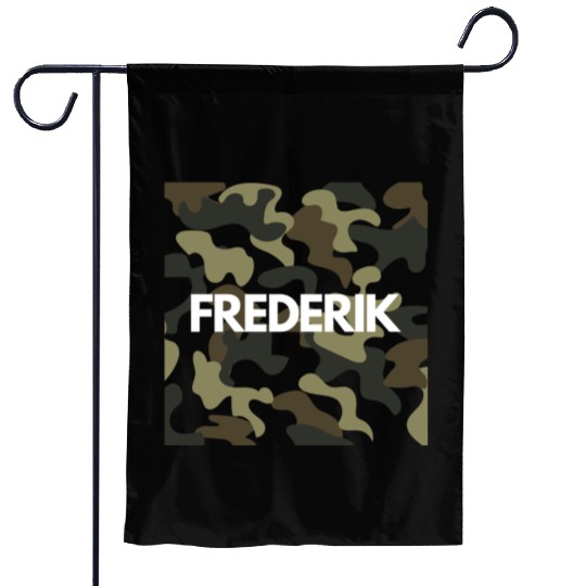Frederik Name Garden Flags Men Good Quality Camouflage