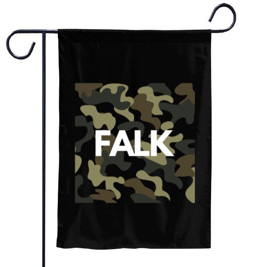 Falk Name Garden Flags Men Good Quality Camouflage